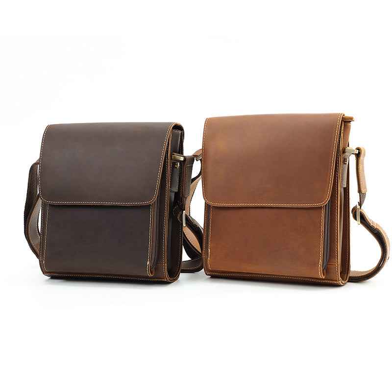 Top Layer Cowhide Leather Single-shoulder Bag Genuine Leather High-grade Crossbody