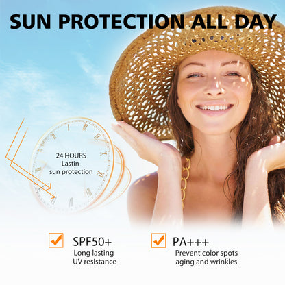 WUSOOTHE Bio Sun Stick 15g - Advanced Protection With Peptide Complex, Collagen And Hyaluronic Acid SPF50,PortableStrong UVProtection Sunscreen Stick - DropOnline.co