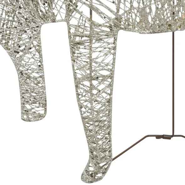 Reindeer & Sleigh Christmas Decoration - 60 LEDs Outdoor Gold - DropOnline.co