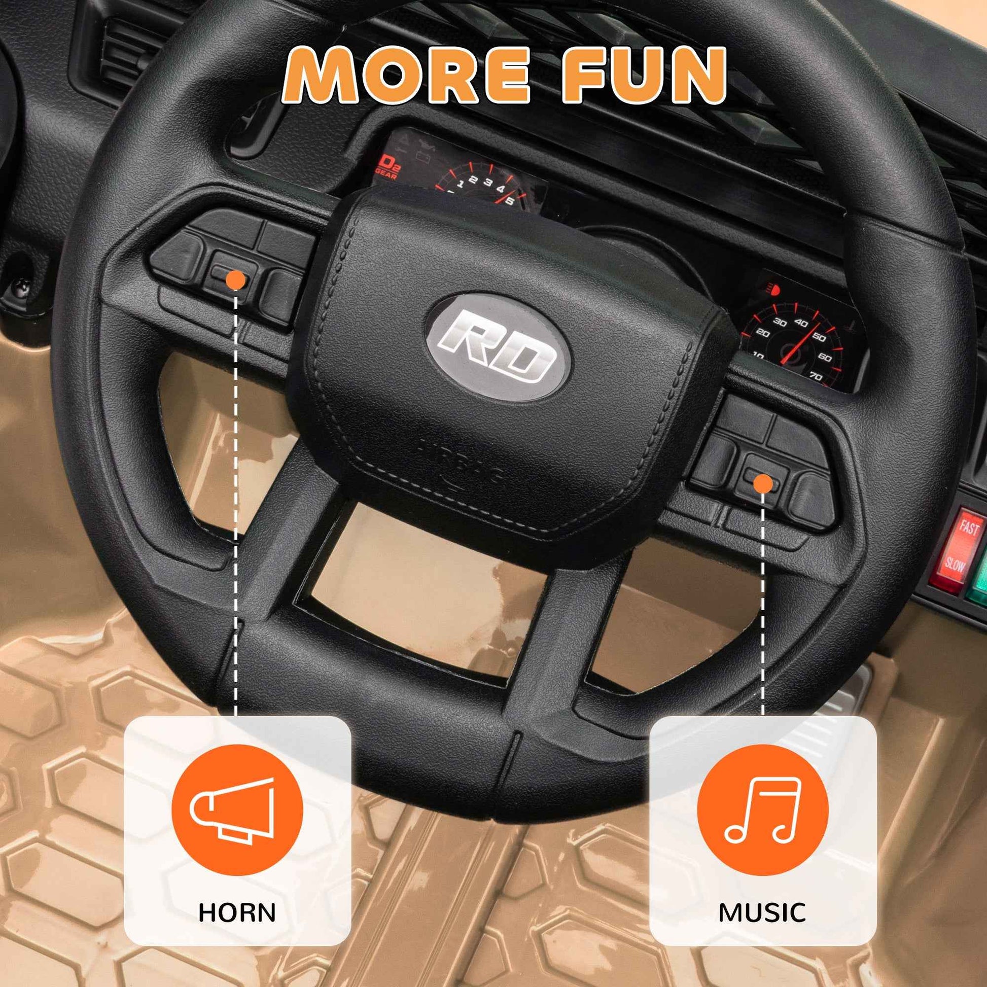 12V Battery Powered Ride On Truck