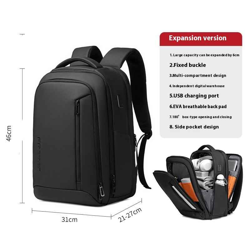 Men's Simplicity Daily Commuter Waterproof Business Computer Bag