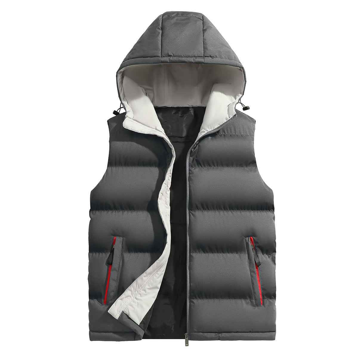 New Sports Casual Hooded Youth Sleeveless Vest