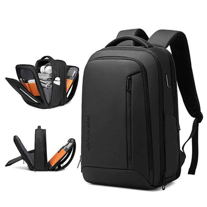 Men's Simplicity Daily Commuter Waterproof Business Computer Bag