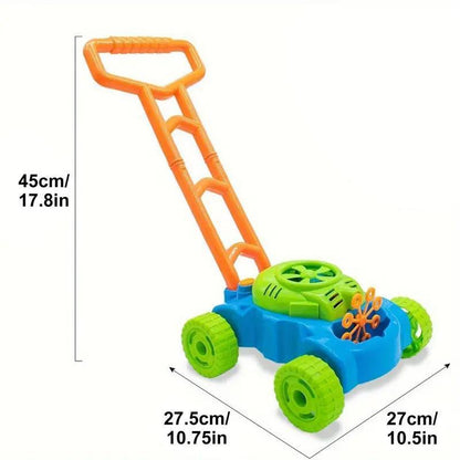Green Bubble Lawnmower Toy, Releases Bubbles With One Button, Super Fun And Easy, A Must-have For Your Baby's Outdoor Play.