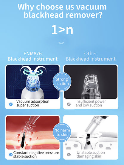 Blackhead Suction Instrument, Electric Blackhead Suction Artifact, Blackhead Removal Instrument, Home Use Beauty Instrument For Sucking Blackheads And Acne - DropOnline.co