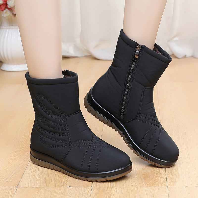 Warm Waterproof And Anti-slip Snow Boots
