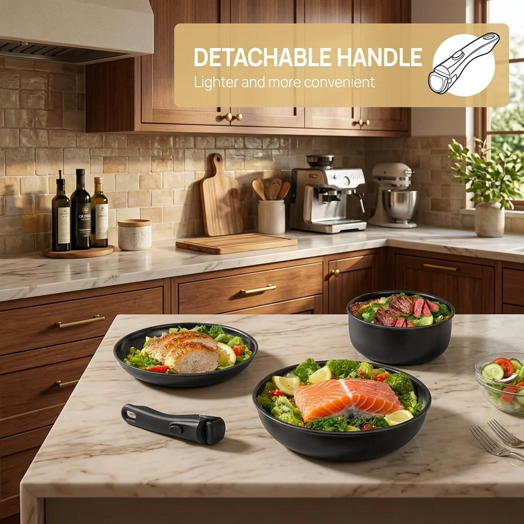 Nonstick Cast Aluminum Pots & Pans Set