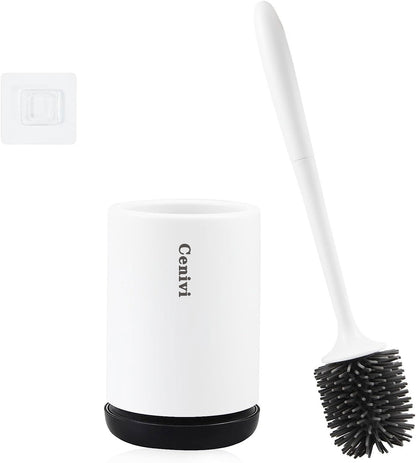 Non-stick Hair Soft Plastic Brush Head Toilet - DropOnline.co