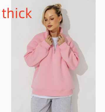 Lazy Style Fashion Casual Personality Versatile Zip-up Hoodie