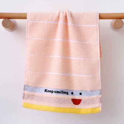 Children's Towel Home Soft Cartoon Face Towel Pure Cotton