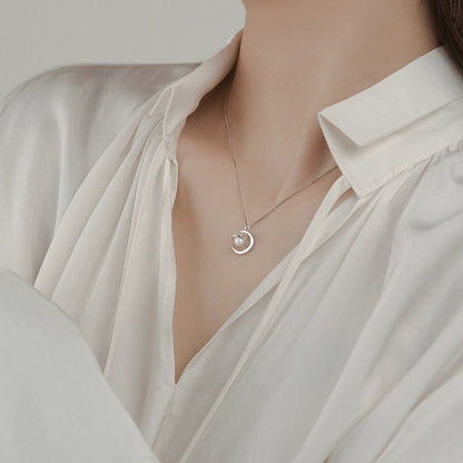 Women's Planet Necklace Niche Design Temperament Saturn Clavicle Chain Versatile - DropOnline.co
