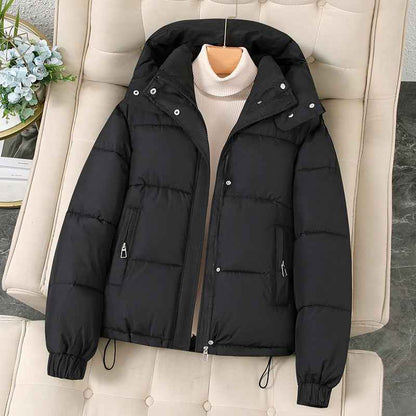 Hooded Thick Padded Coat For Petite Winter Jacket
