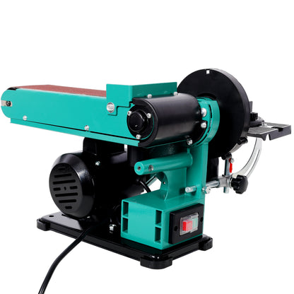 4 X 36 Belt Sander 6 Disc Polisher Grinder Sanders,120V 60Hz.Green Color