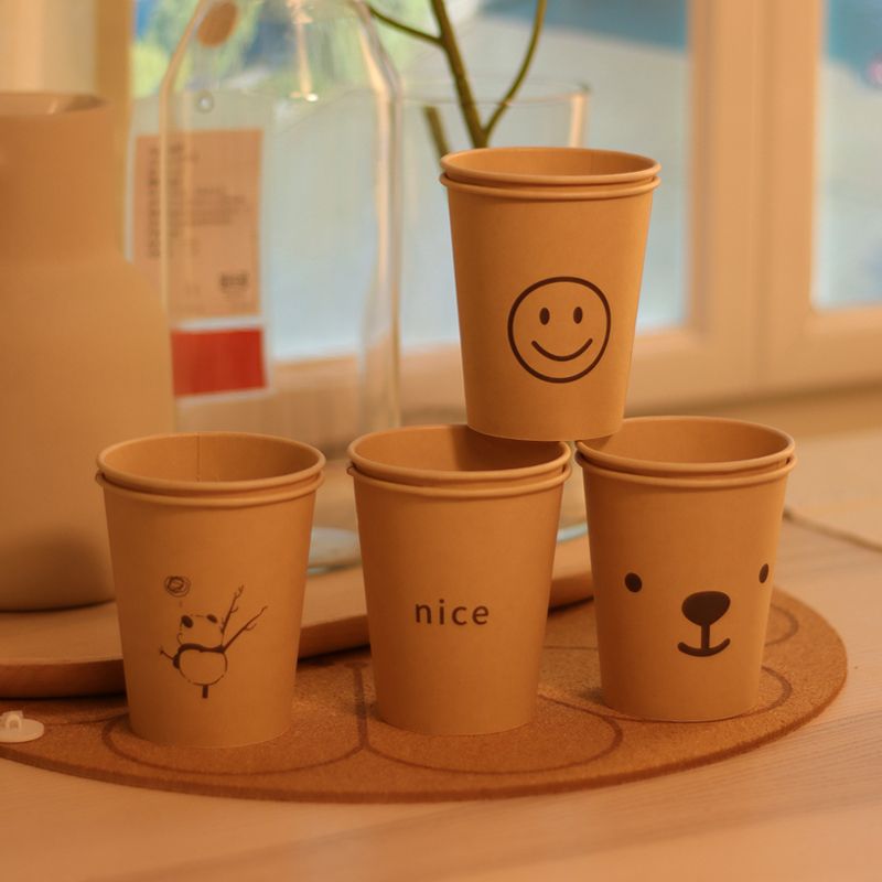Thickened Disposable Paper Cups - Heavy-Duty Hot Beverage Cups