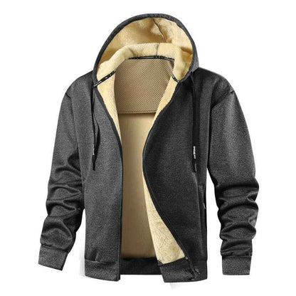 Men's Hooded Sweatshirt Casual Sports Winter Fleece-lined Thickened