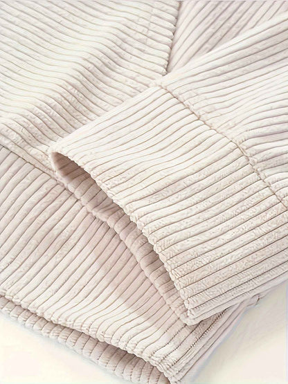 Unisex Jacquard Round Neck Hoodie - Export Quality European American Sizes