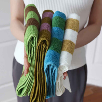 Mori Pinstripe Retro Style Cotton Towel