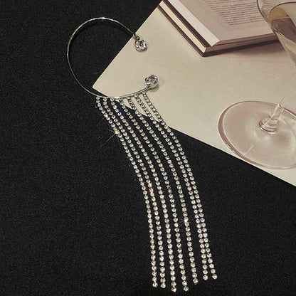 Fashionable And Simple Long Tassel Earrings - DropOnline.co
