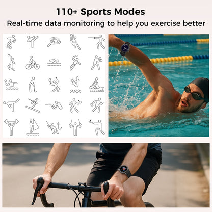 2025 New 1.43-inch Disc Smart Watch Fitness Tracker - DropOnline.co