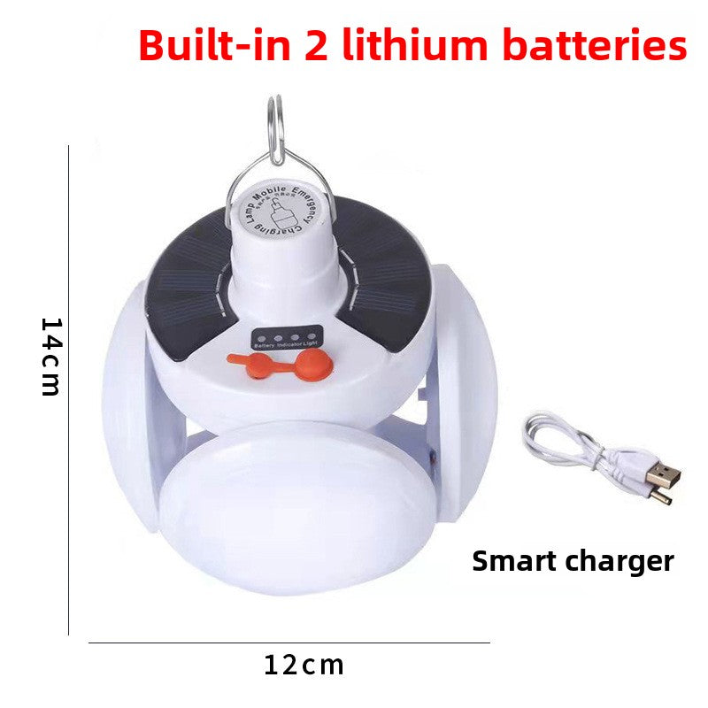 Portable Solar LED Bulb Light - 50W Emergency Camping Lantern