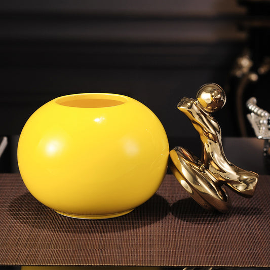 Premium Modern Minimalist Ceramic Home Decoration Ornaments - Contemporary Design