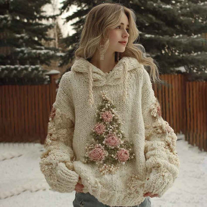 Christmas Halloween Digital Print Long Sleeve Women's Sweatshirt