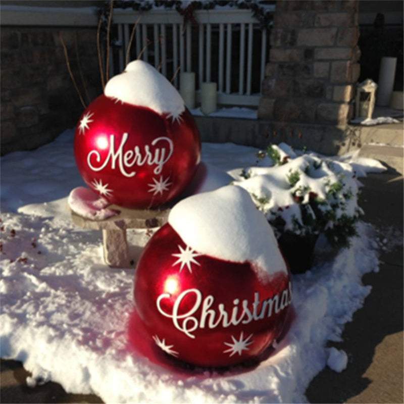 Giant Inflatable Christmas Ball 60cm - PVC Outdoor Ornament Decoration for Tree & Yard