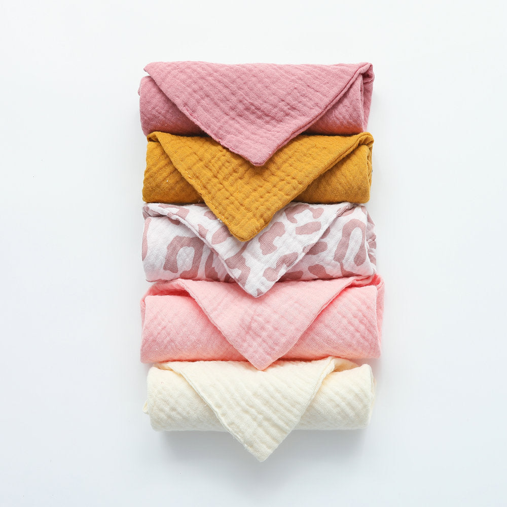 Crepe Baby Gauze Saliva Towel Suit