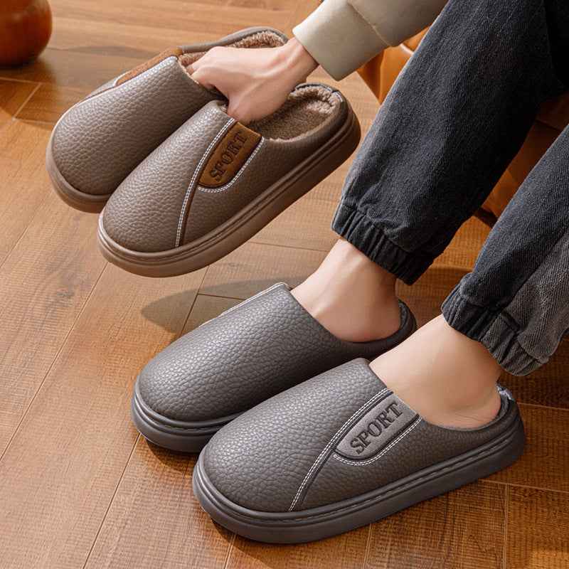 Warm Men's Casual Cotton Slippers