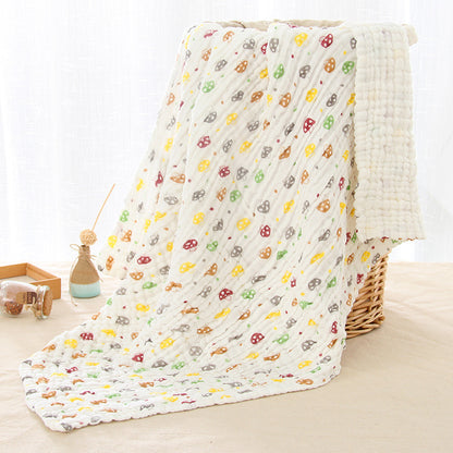 Simple Printing Creative 6-layer Gauze Baby's Bath Towel