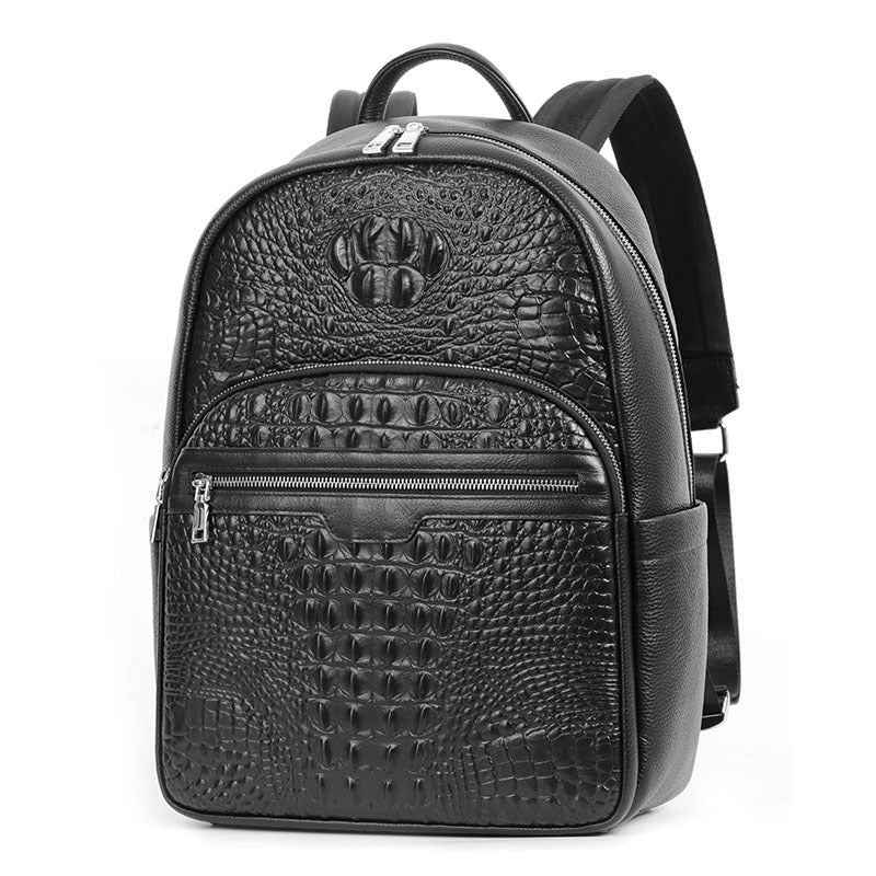 Backpack Fashion Travel Men's Leather Backpack