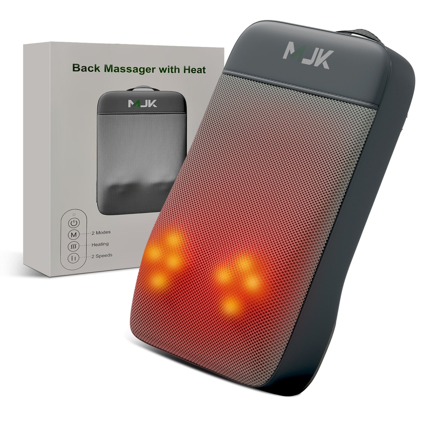 Short Walk Cushion Massager, Kneads And Heats The Waist And Back, Suitable For Office And Home Use, Portable Multi-functional Massage Device