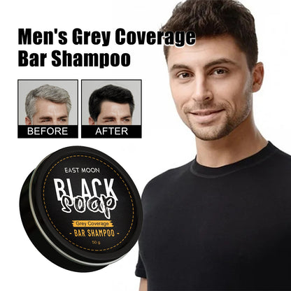 Men's Shampoo Soap - Cleansing Hair, Nourishing, Moisturizing, Dark Hair, Shiny Hair Care Men's Shampoo Soap - DropOnline.co