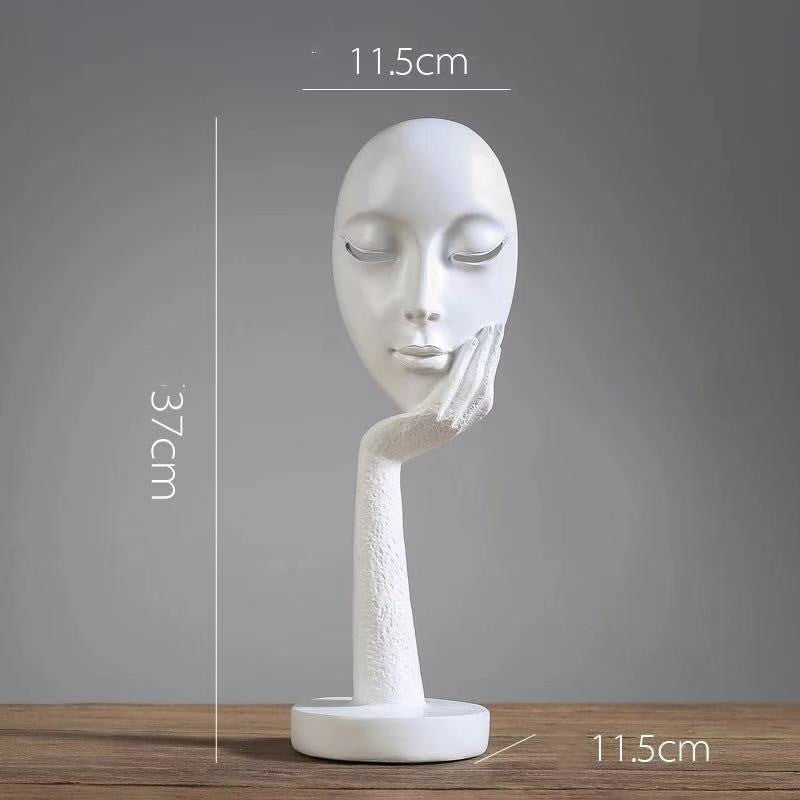 Premium European Abstract Resin Sculpture - Living Room Home Craft Decoration