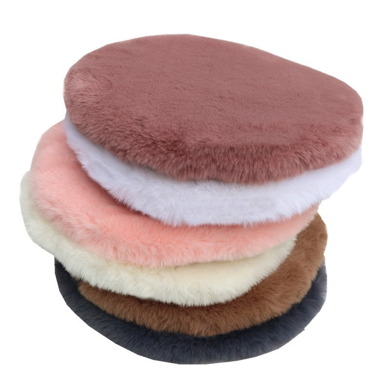 Thickened Warm Plush Car Sofa Cushion