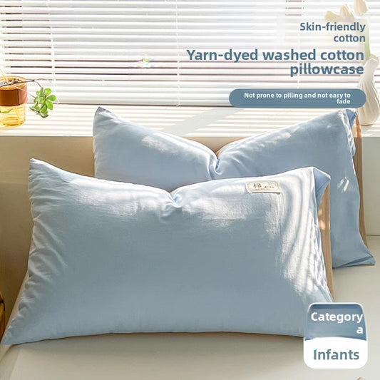 Pure Cotton Pillowcase - Premium Natural Fiber Pillow Cover
