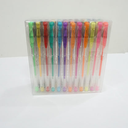Color Gel Pen Watercolor Pen 100 Color Set Highlighter Pen - DropOnline.co