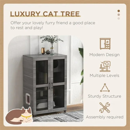 Cat Villa, Cat Apartment With Wheels - DropOnline.co