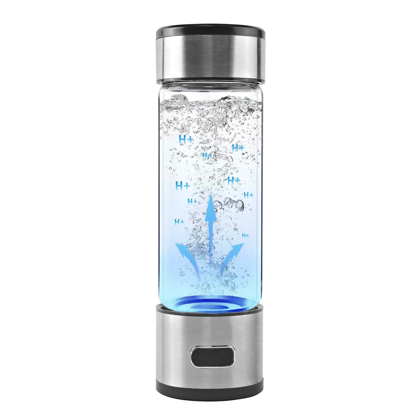 Portable Hydrogen Water Cup 420ml - Electrolytic Health Water Generator