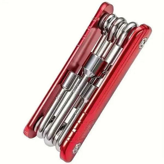 Portable Mini Folding Hex Socket Wrench, Chromium-vanadium Steel Construction, Gift, Outdoor, Portable