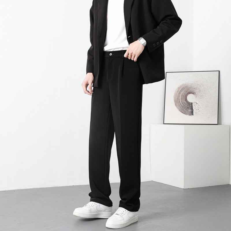 Autumn Casual Versatile Loose Fleece-lined Casual Pants For Men