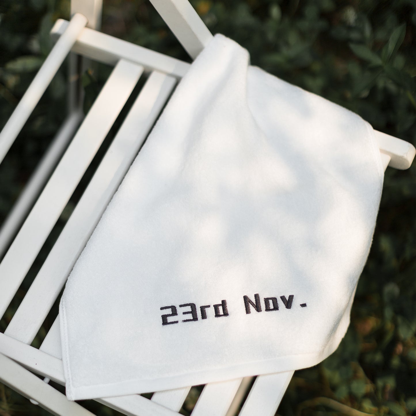 Customized Towels With Birthday Embroidery