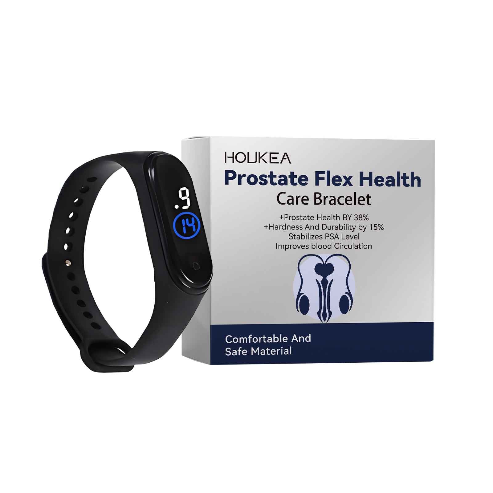 Men's Care Bracelet, Body Relief Discomfort Daily Portable Fashion Wear Gentle Care Bracelet