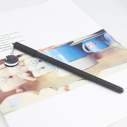 Pendant Gel Pen Student Creativity Popular Black And White - DropOnline.co