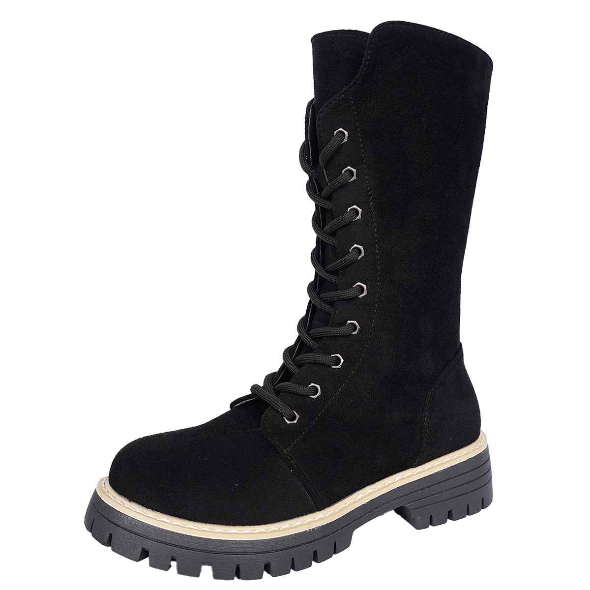 Women's Long Tube Thick Bottom Martin Boots
