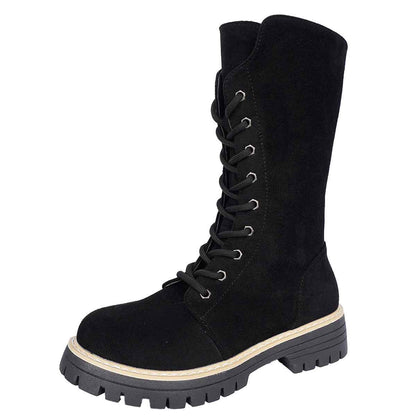 Women's Long Tube Thick Bottom Martin Boots