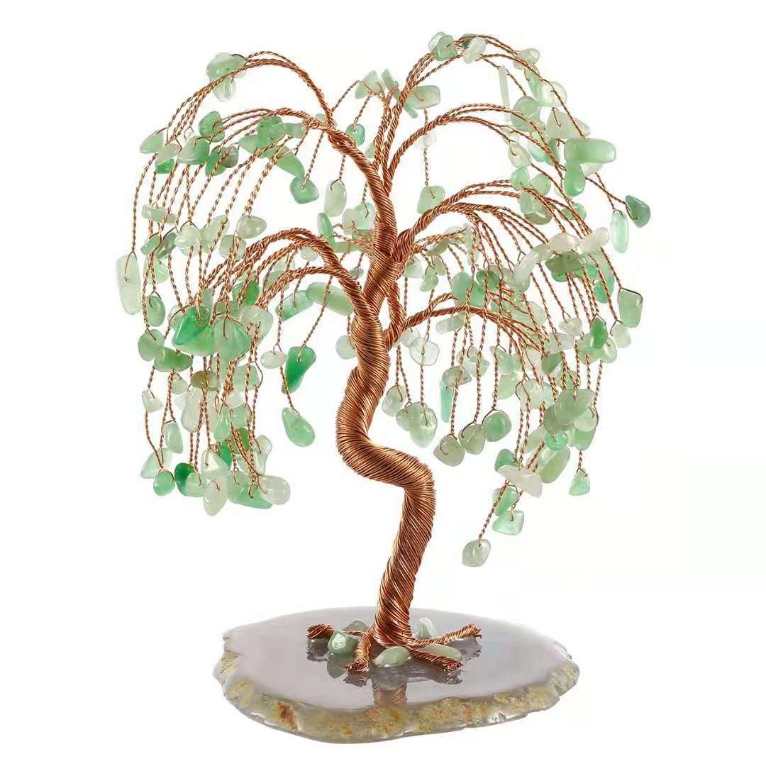 Premium Amethyst Crystal Tree - Willow Crafts Home Office Decoration