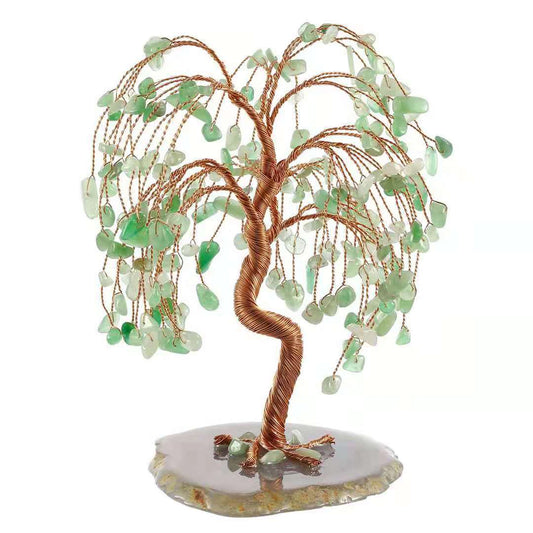 Premium Amethyst Crystal Tree - Willow Crafts Home Office Decoration
