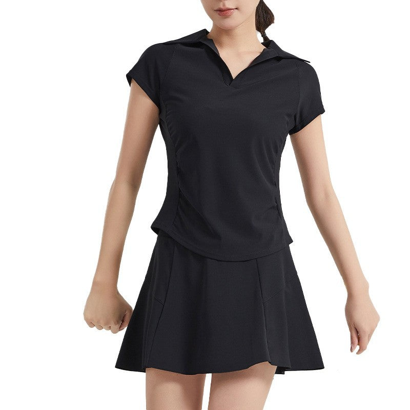 Women's Lightweight Yoga Tennis Skirt - Breathable Sports Suit