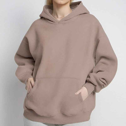 Loose Casual Temperament Long Sleeve Hooded Sweater